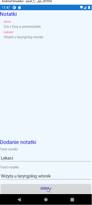 INF.04 – czerwiec 2026, arkusz 02 – aplikacja mobilna Notatki